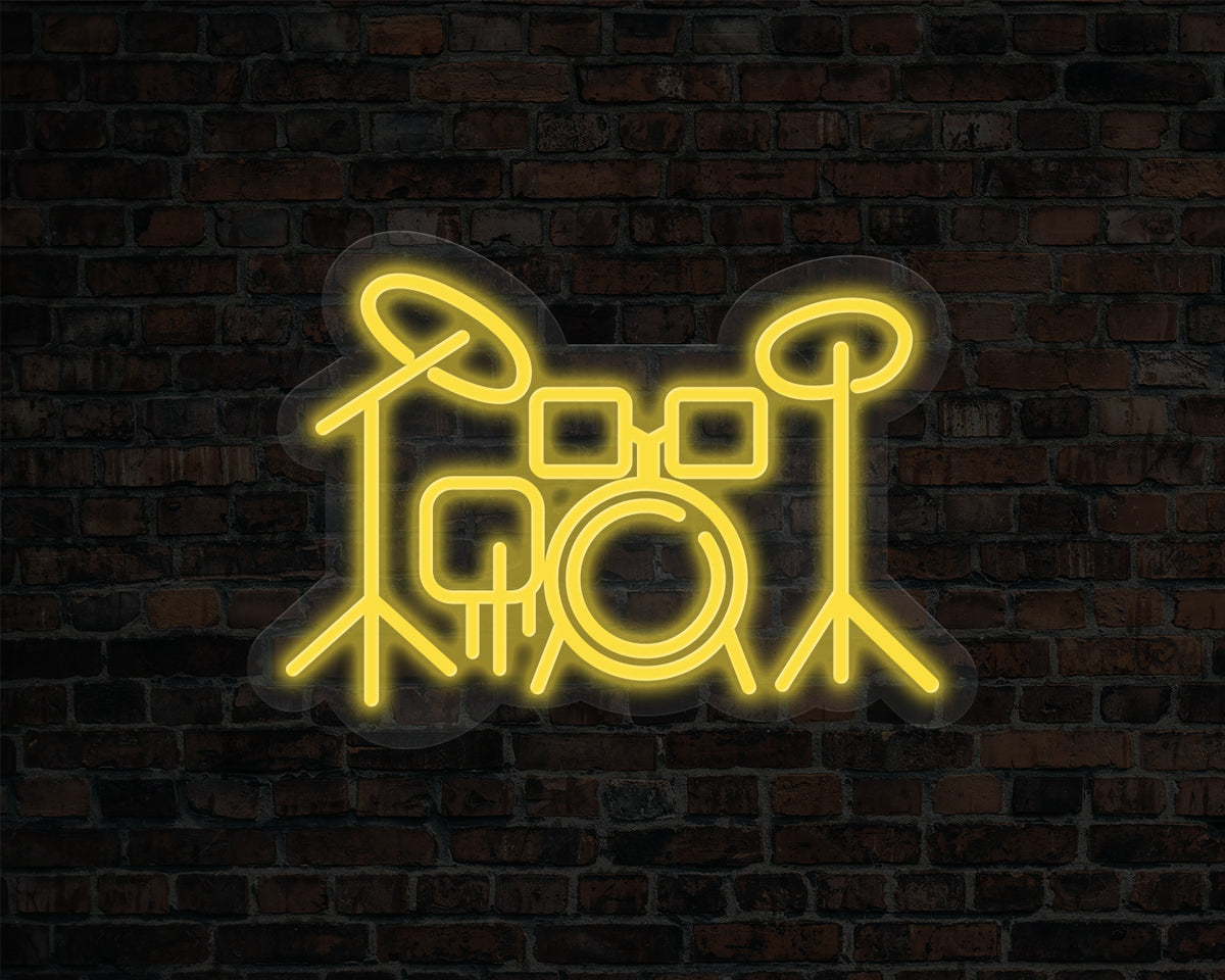 Drums Neon Sign