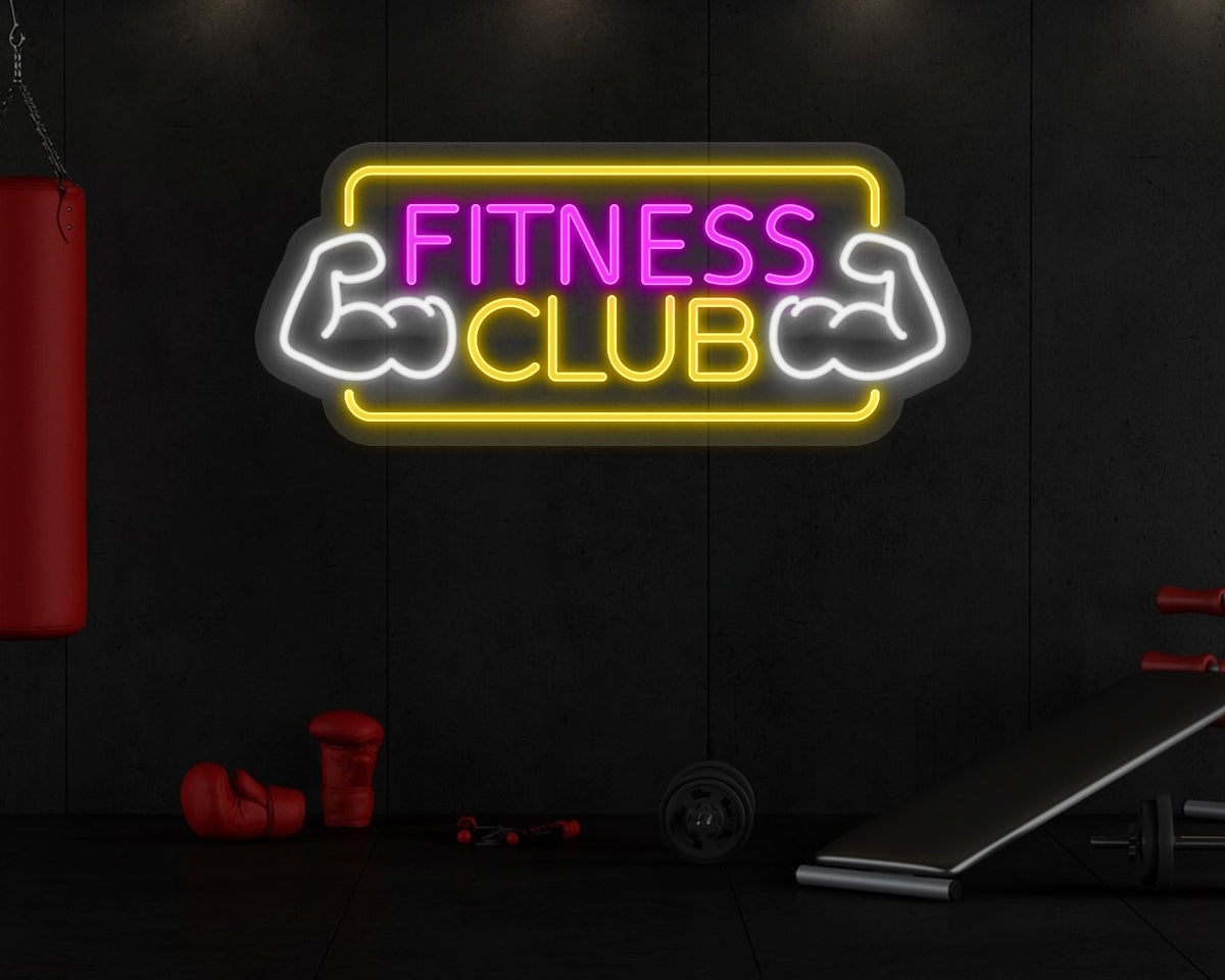 Fitness Club Neon Sign
