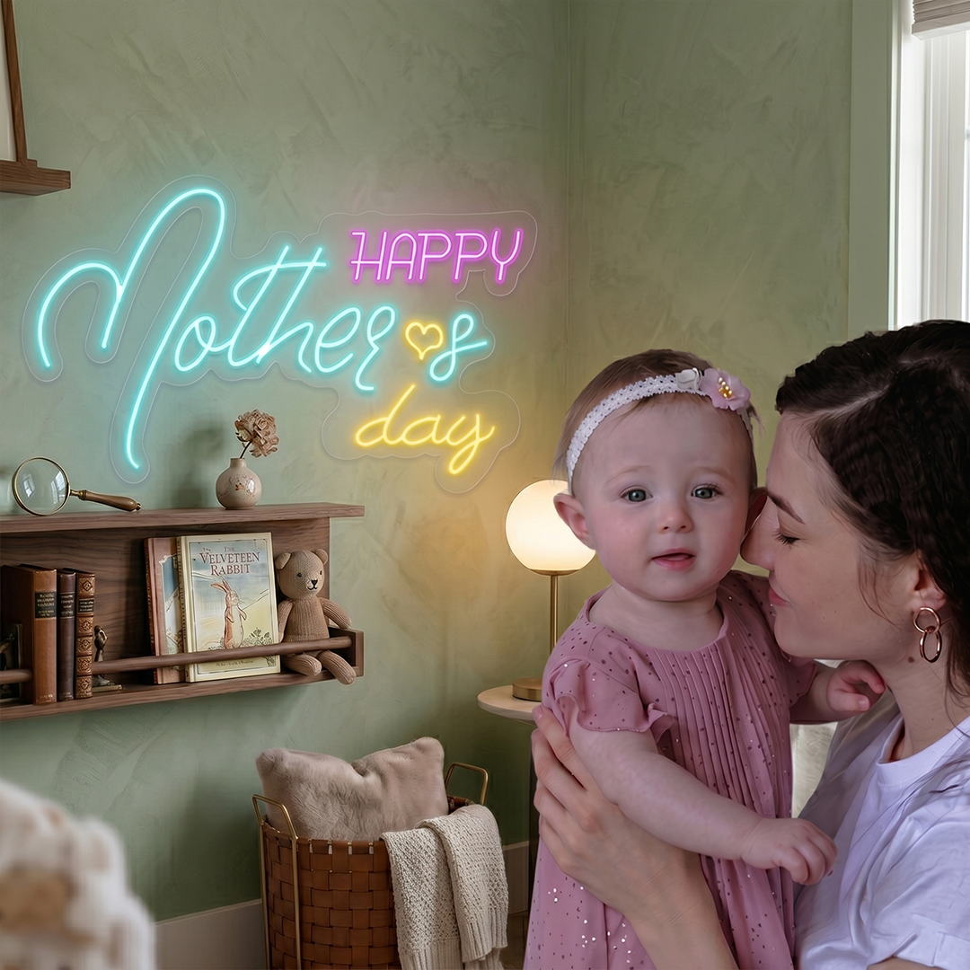Happy Mother's Day Neon Sign