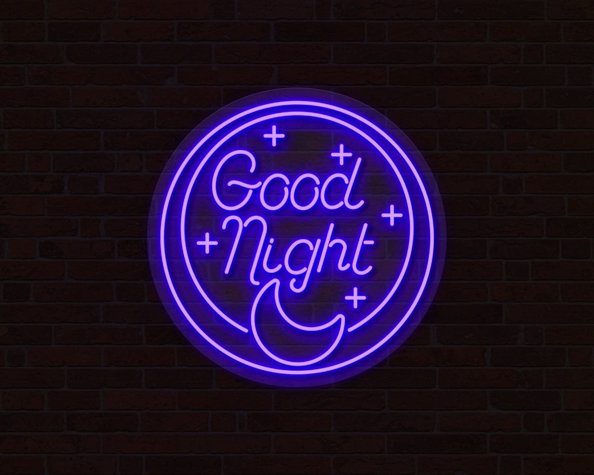 Good Night Neon Sign