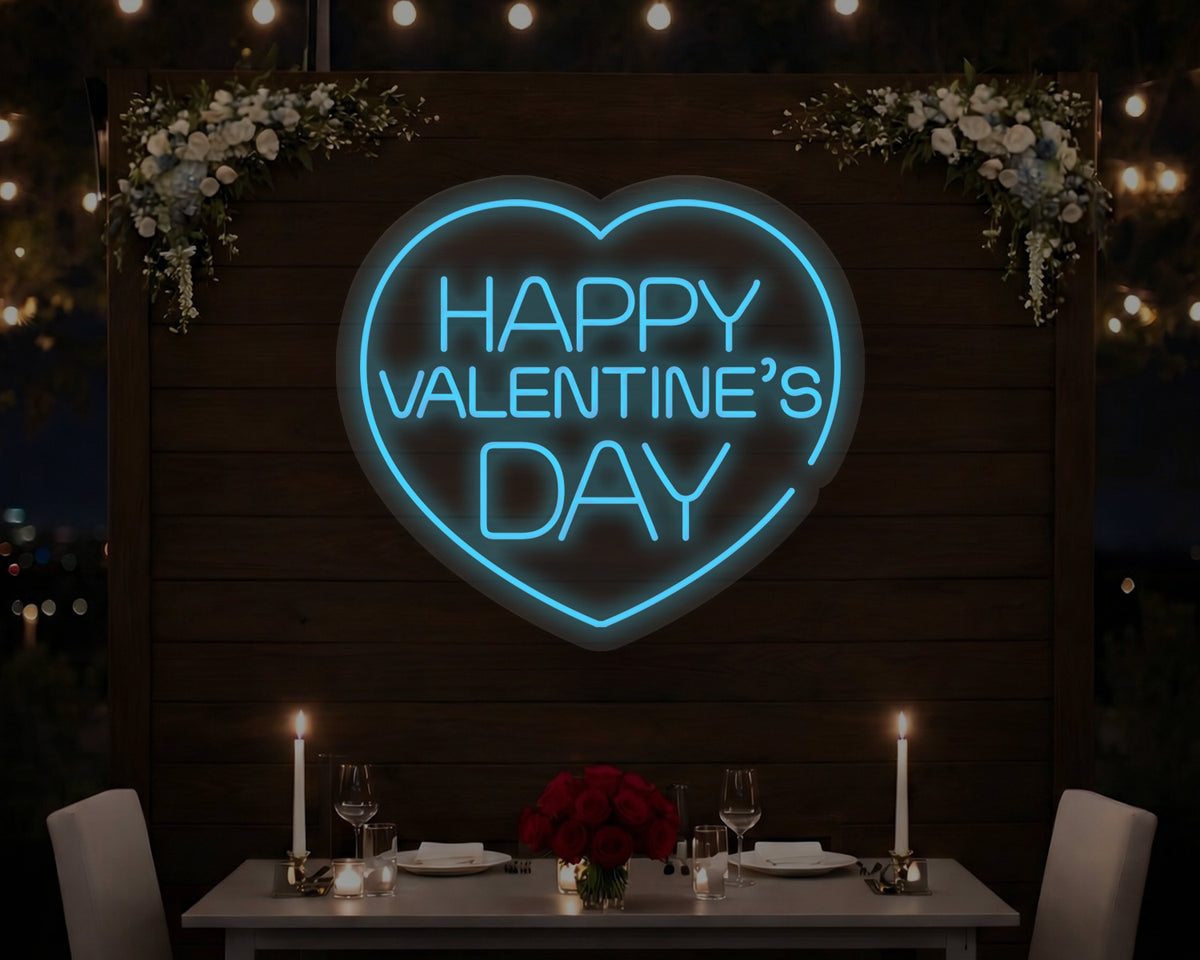 Happy Valentine's Day Neon Sign