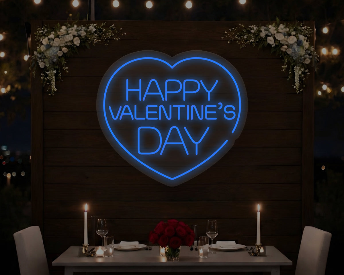 Happy Valentine's Day Neon Sign