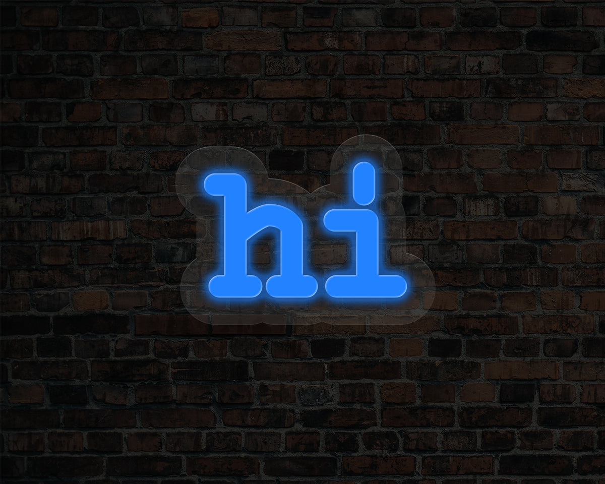 Hi Neon Sign