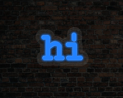 Hi Neon Sign