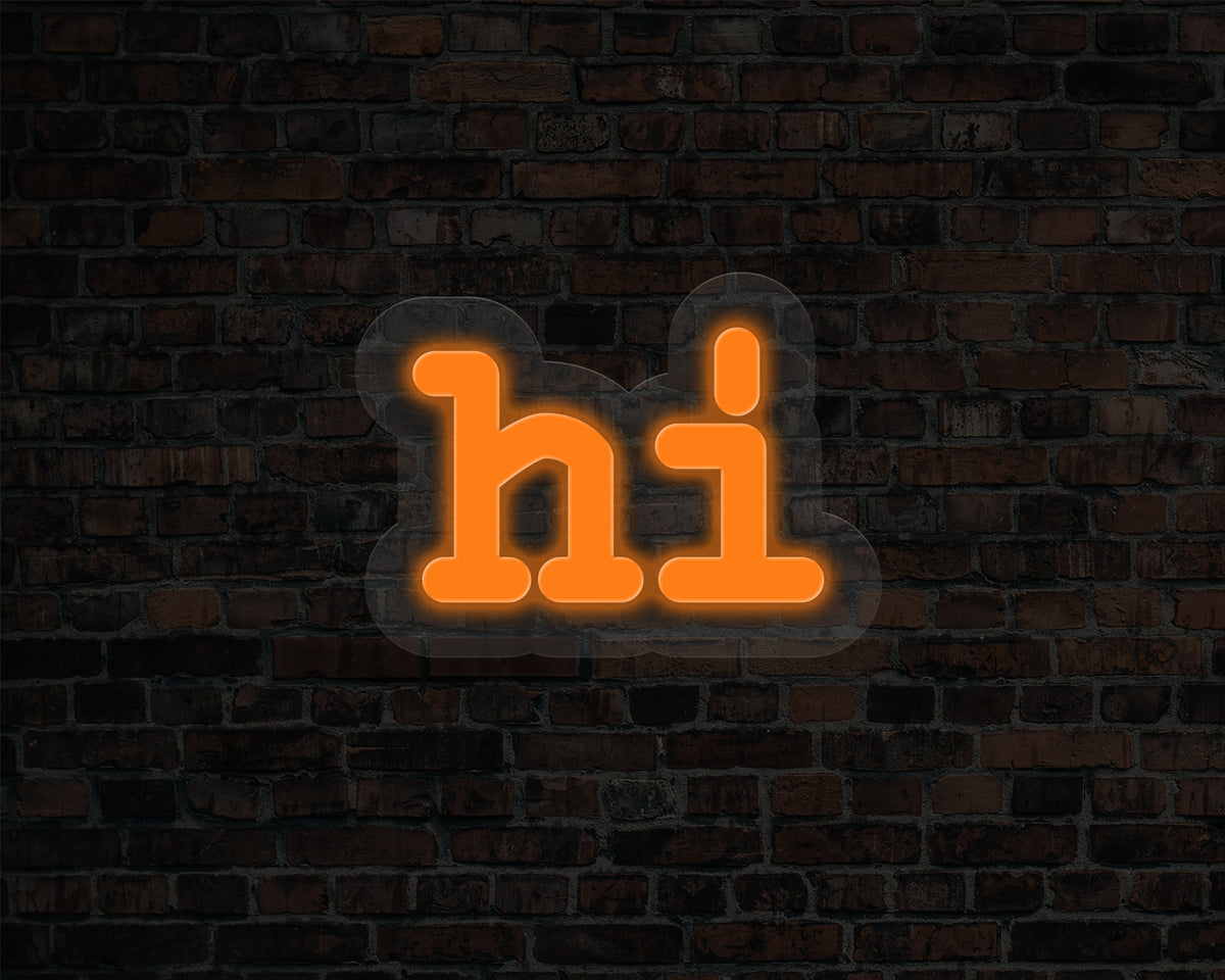 Hi Neon Sign