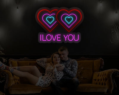 I Love You Neon Sign