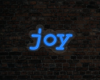 Joy Neon Sign