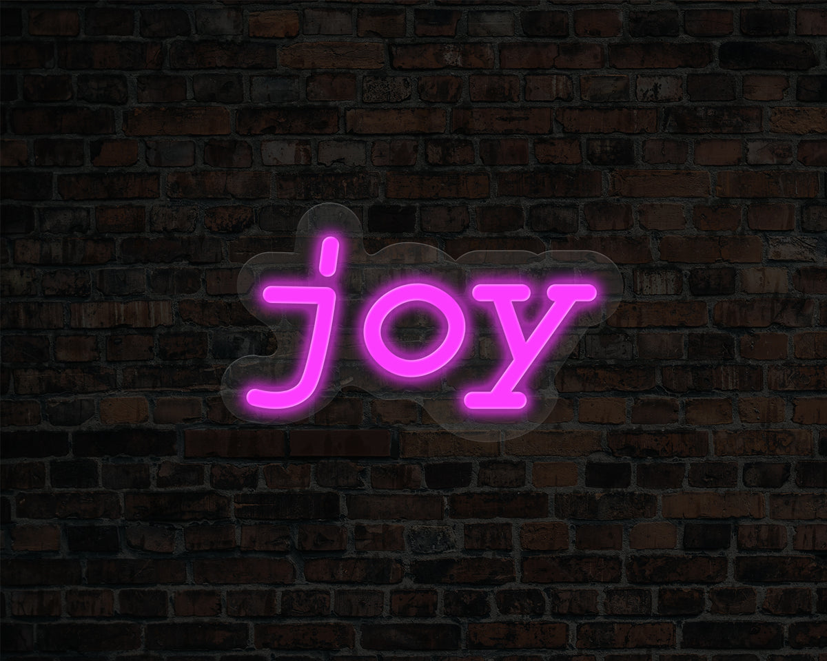 Joy Neon Sign