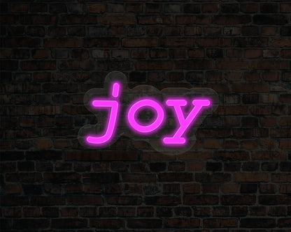 Joy Neon Sign