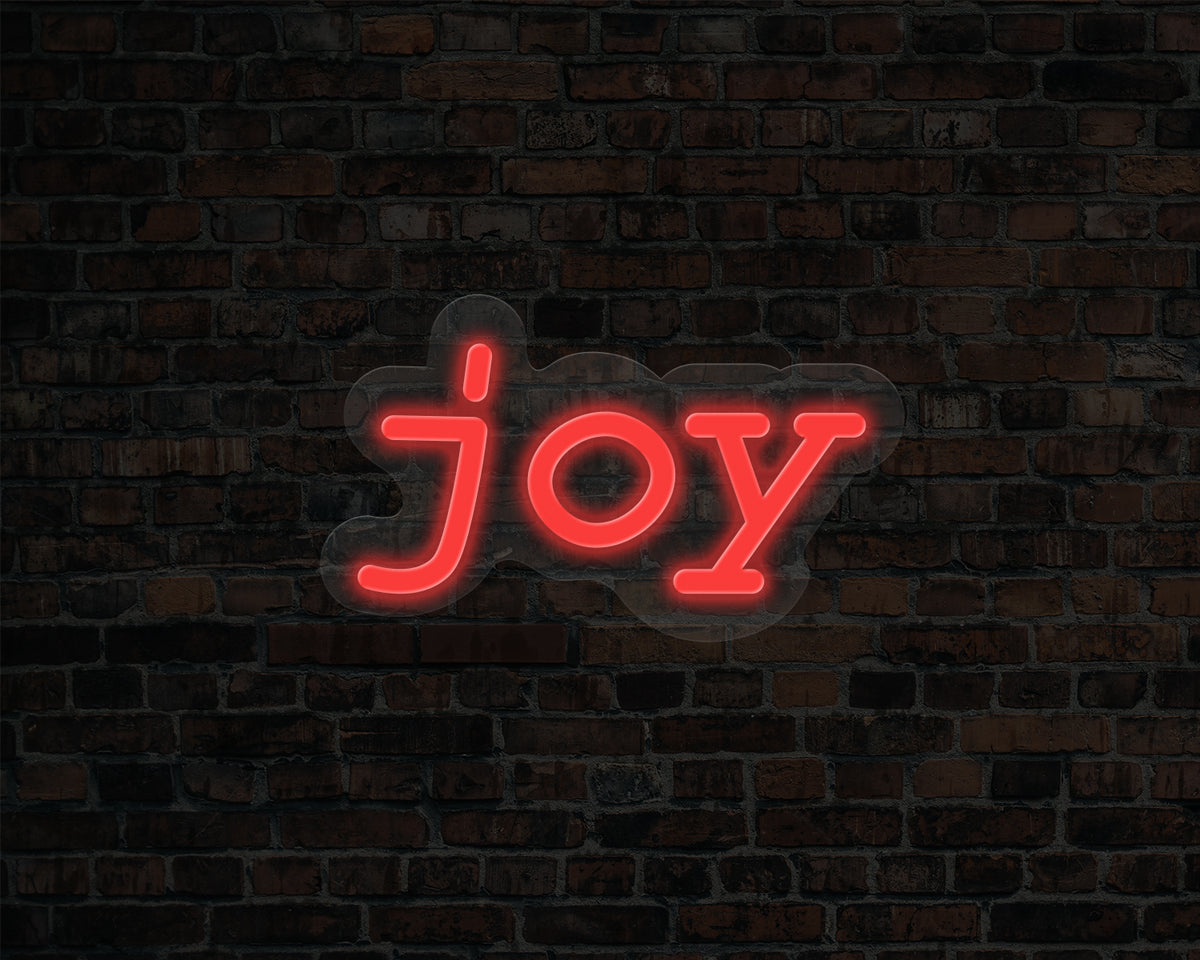 Joy Neon Sign