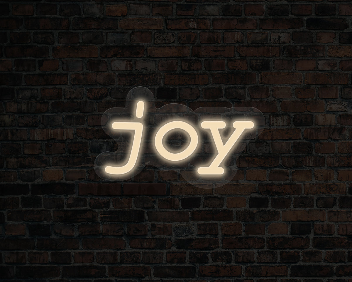Joy Neon Sign