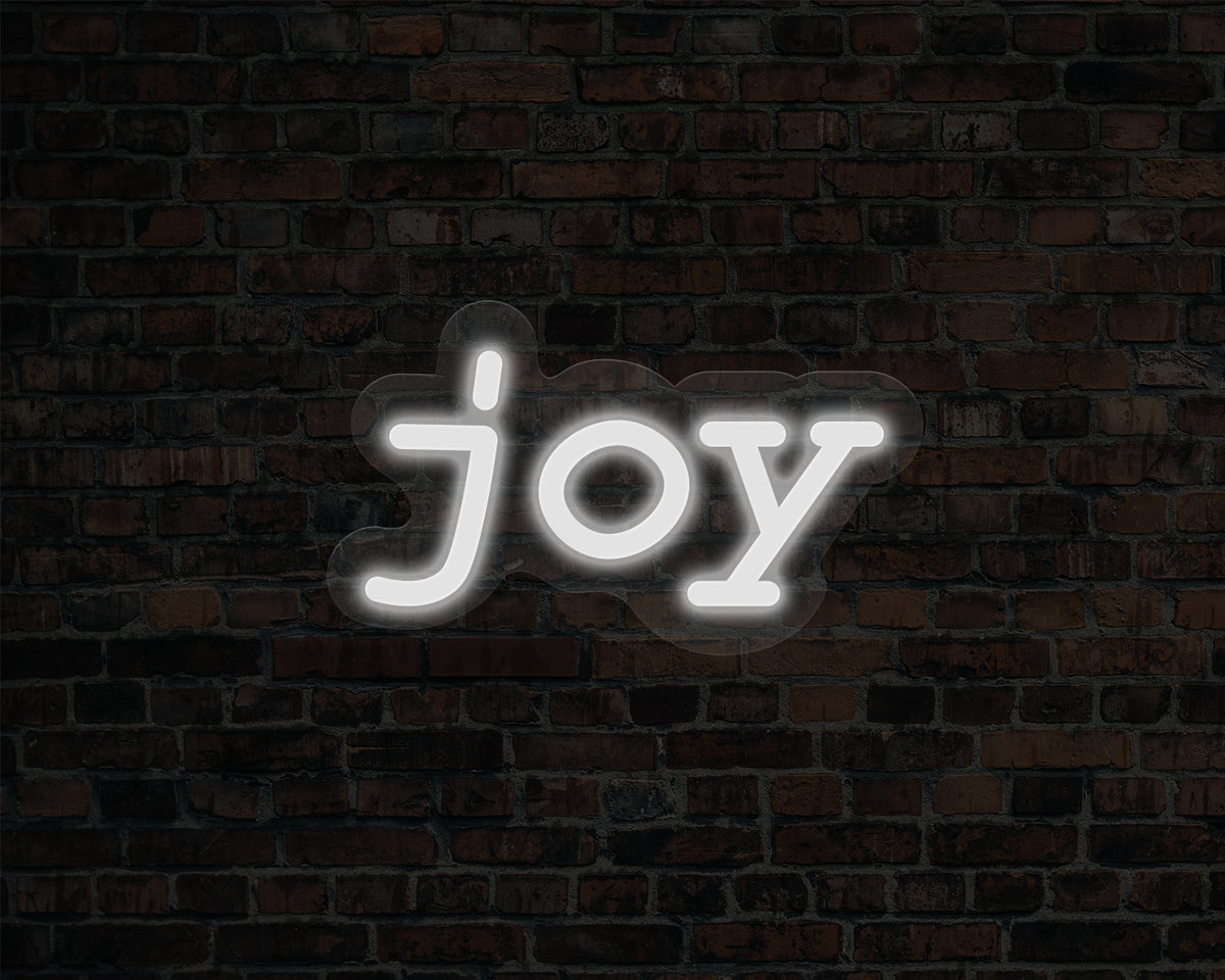 Joy Neon Sign