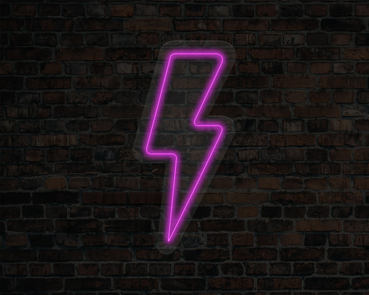 Lightning Strike LED Neon Sign