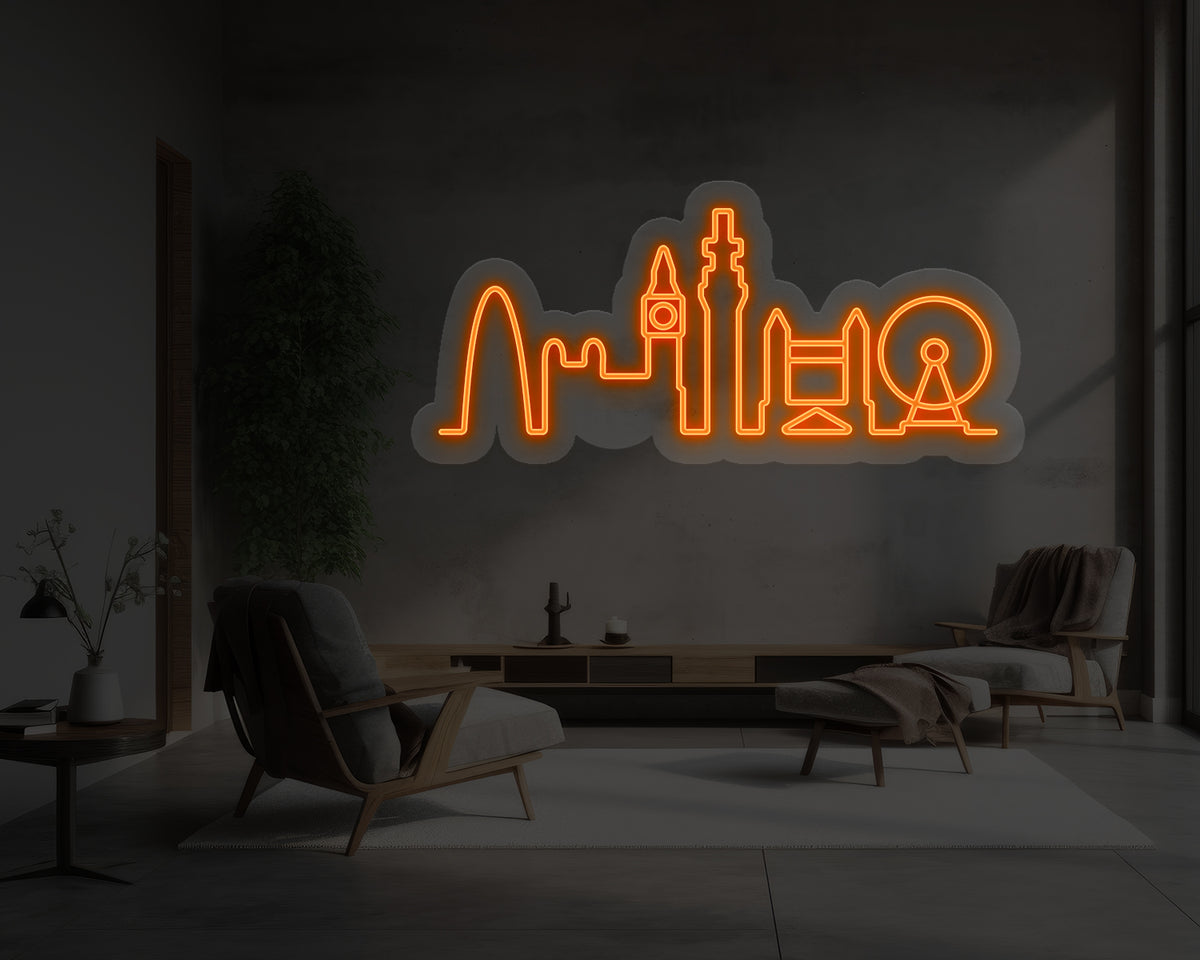 London City Neon Sign