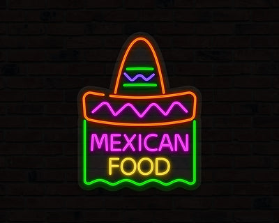 Mexican Food Neon Sign