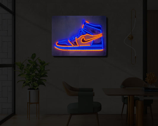 Nike Sneakers UV Neon Sign
