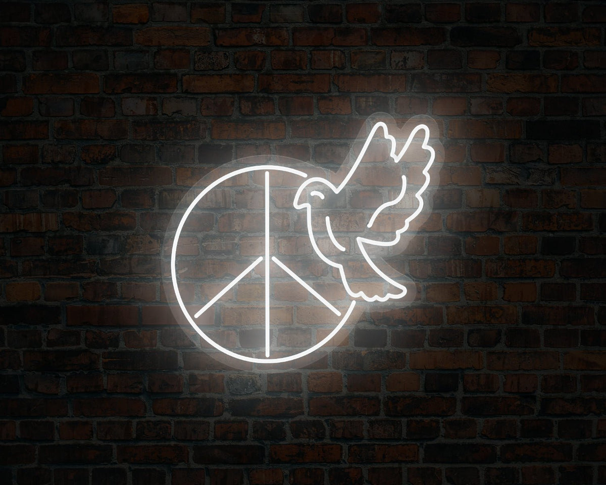 Peace Neon Sign