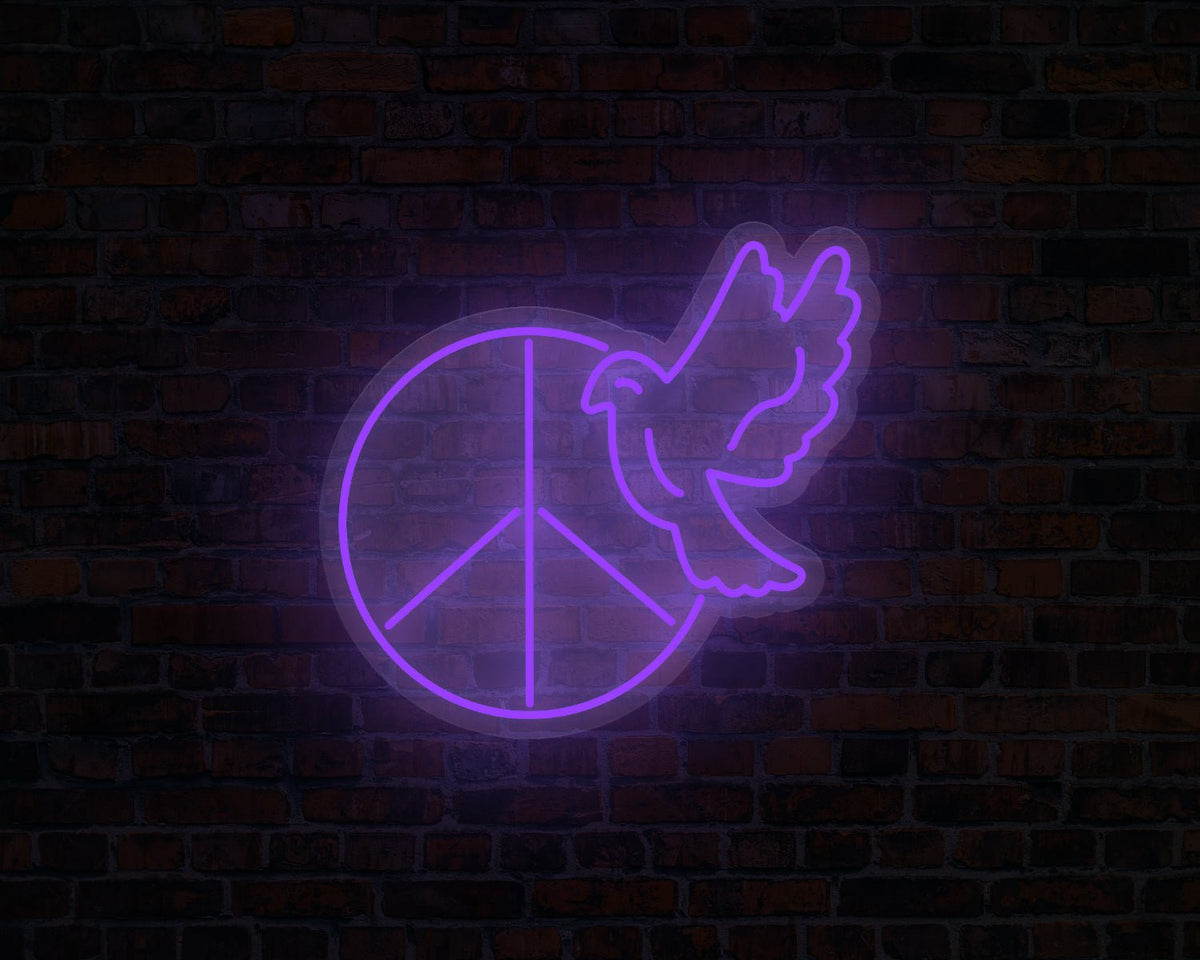Peace Neon Sign