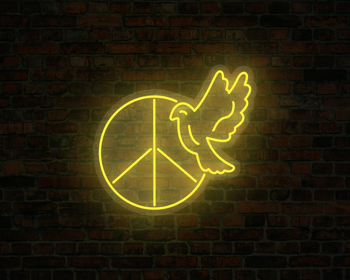 Peace Neon Sign