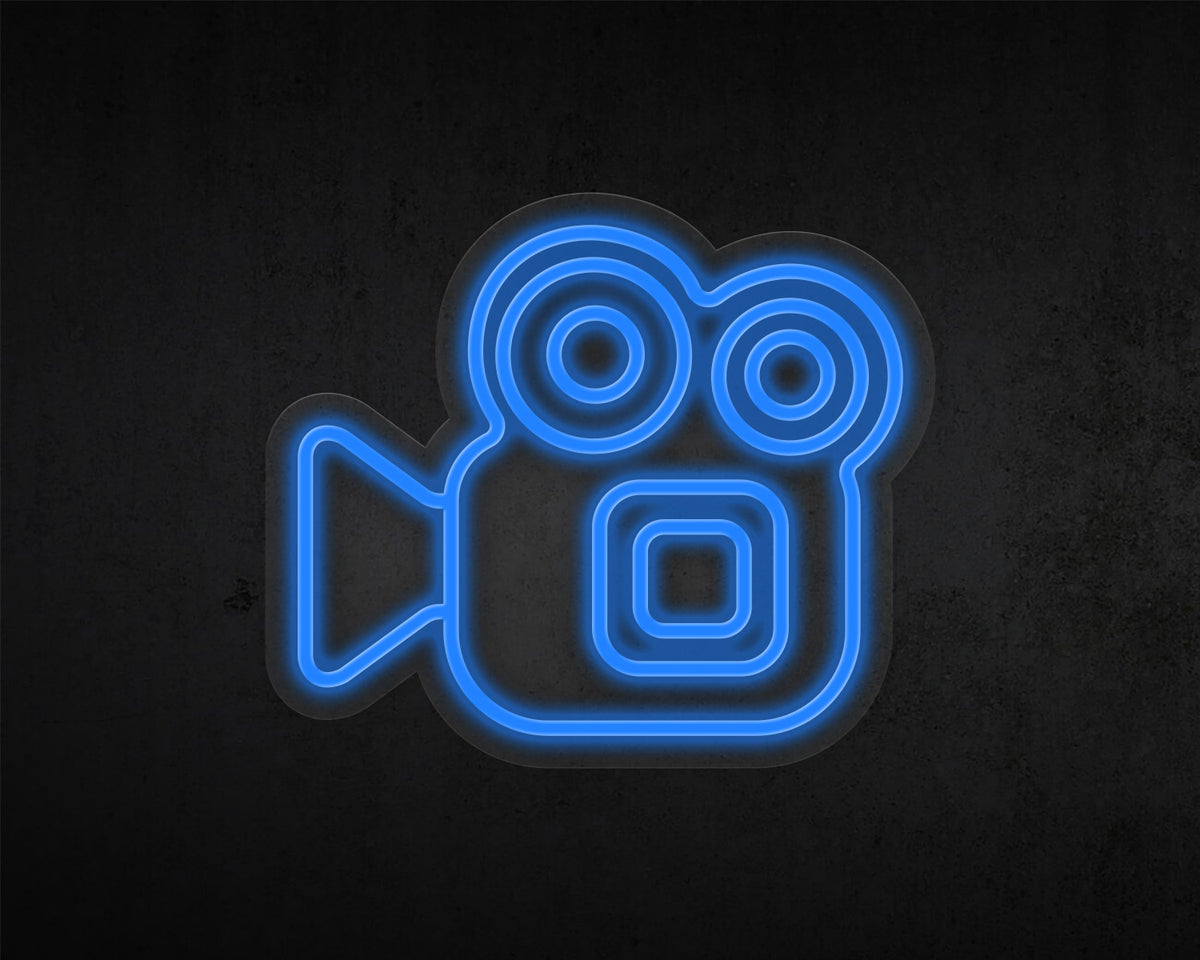 Retro Camera Neon Sign