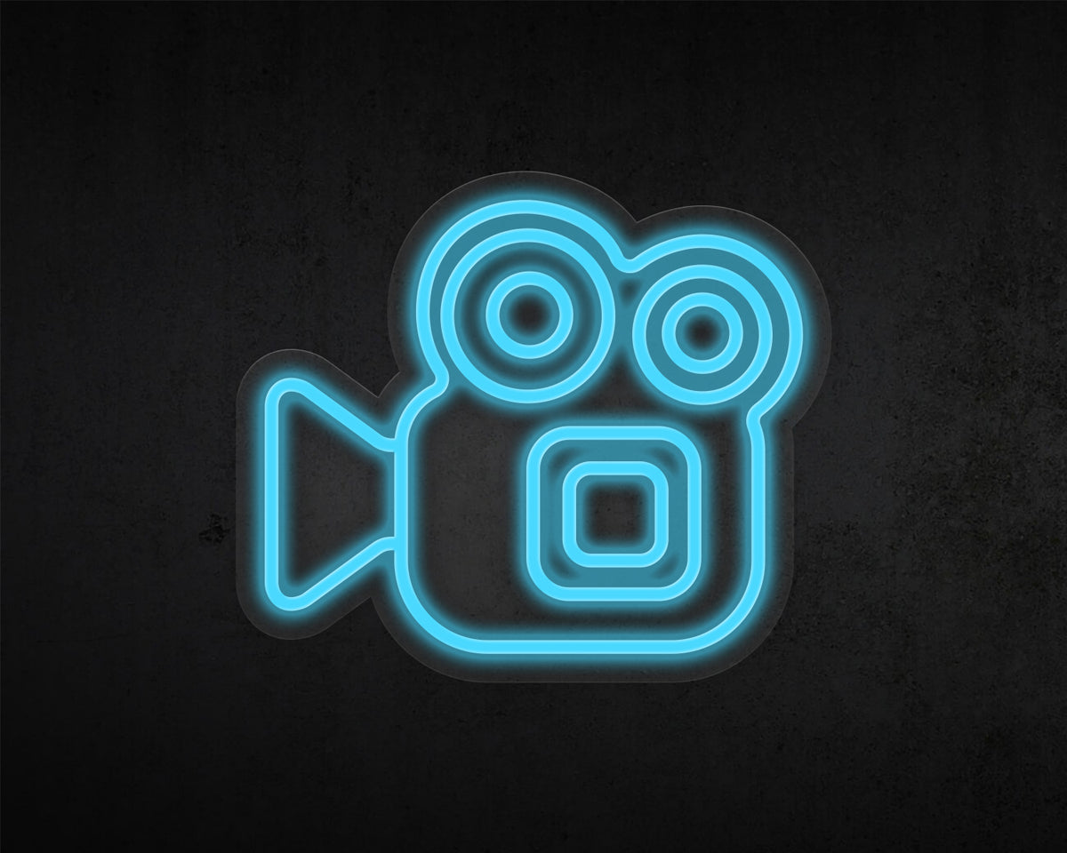 Retro Camera Neon Sign