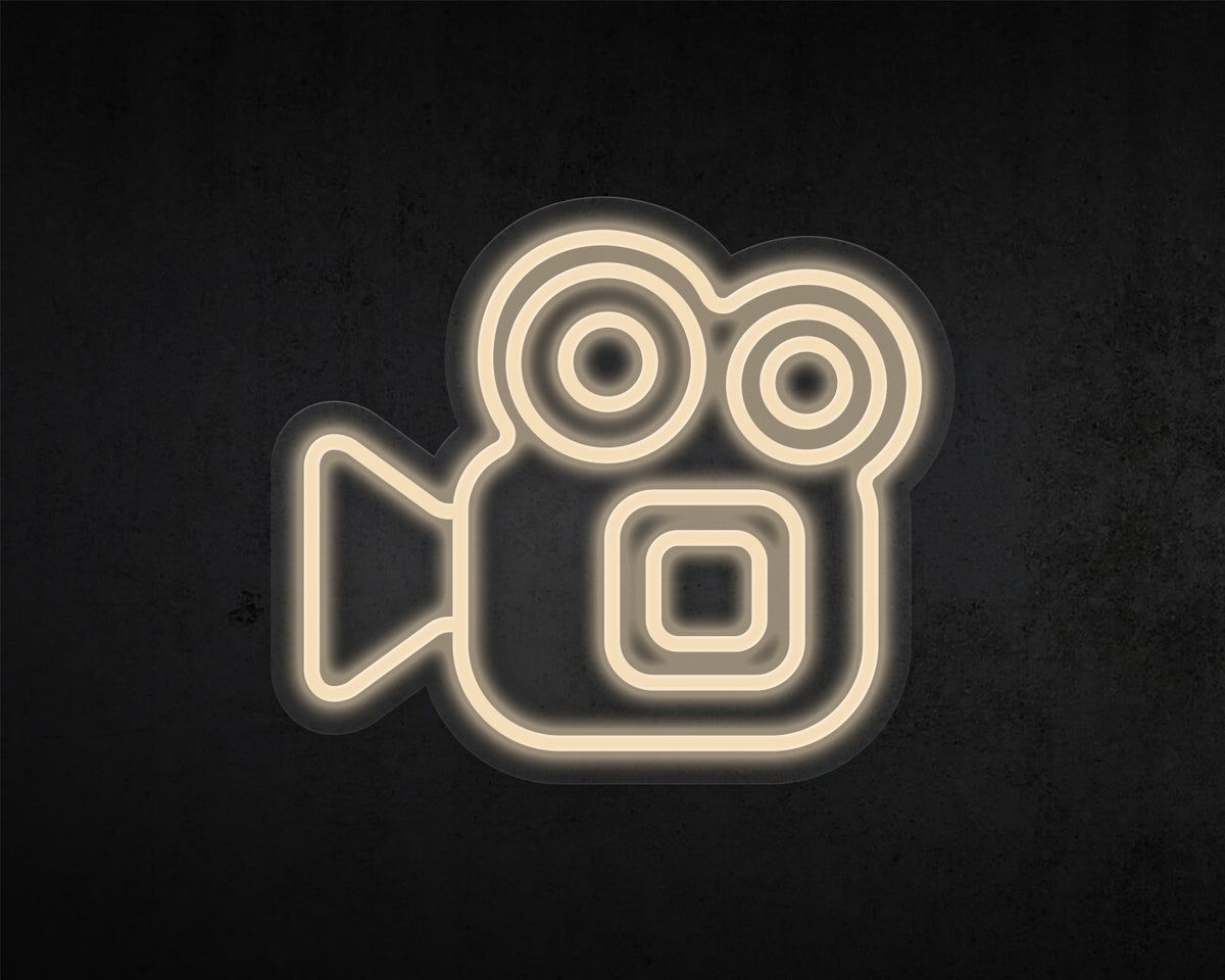 Retro Camera Neon Sign