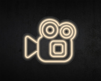 Retro Camera Neon Sign