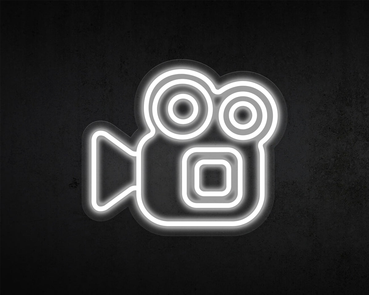 Retro Camera Neon Sign