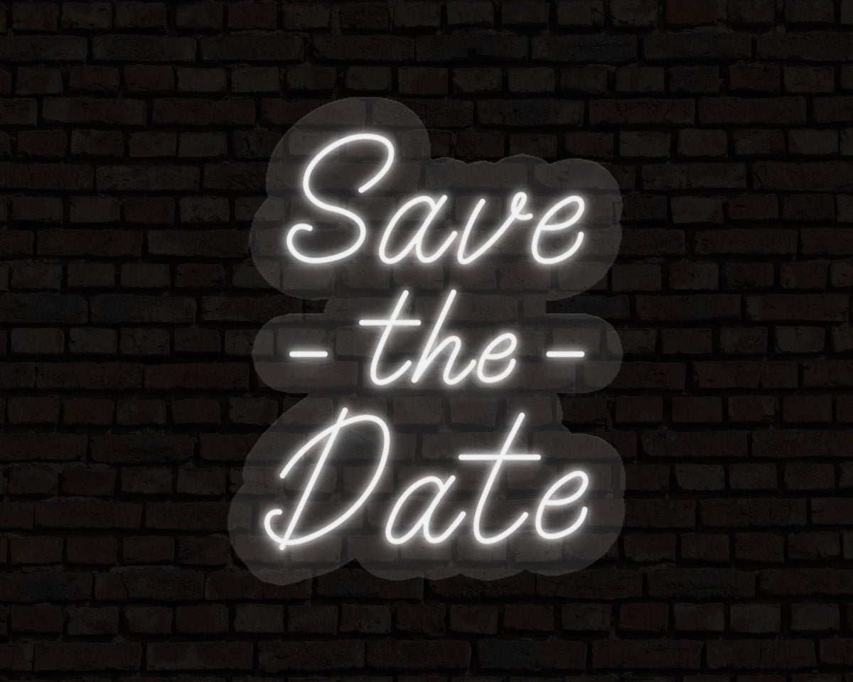 Save The Date Neon Sign