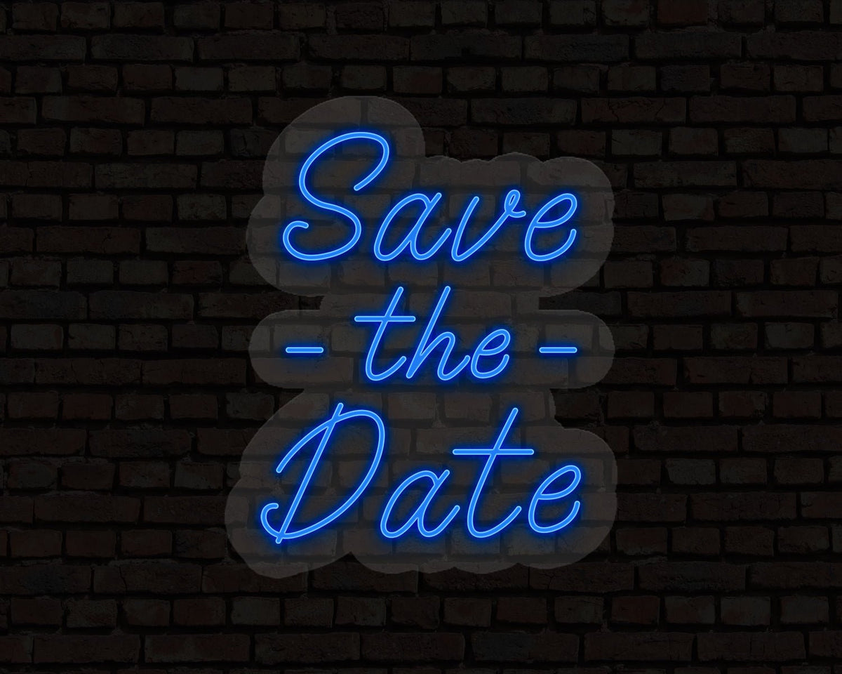 Save The Date Neon Sign