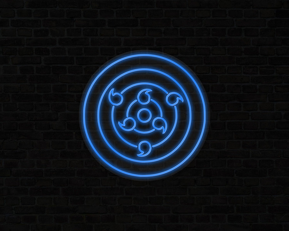 Sharingan Rinnegan Neon Sign
