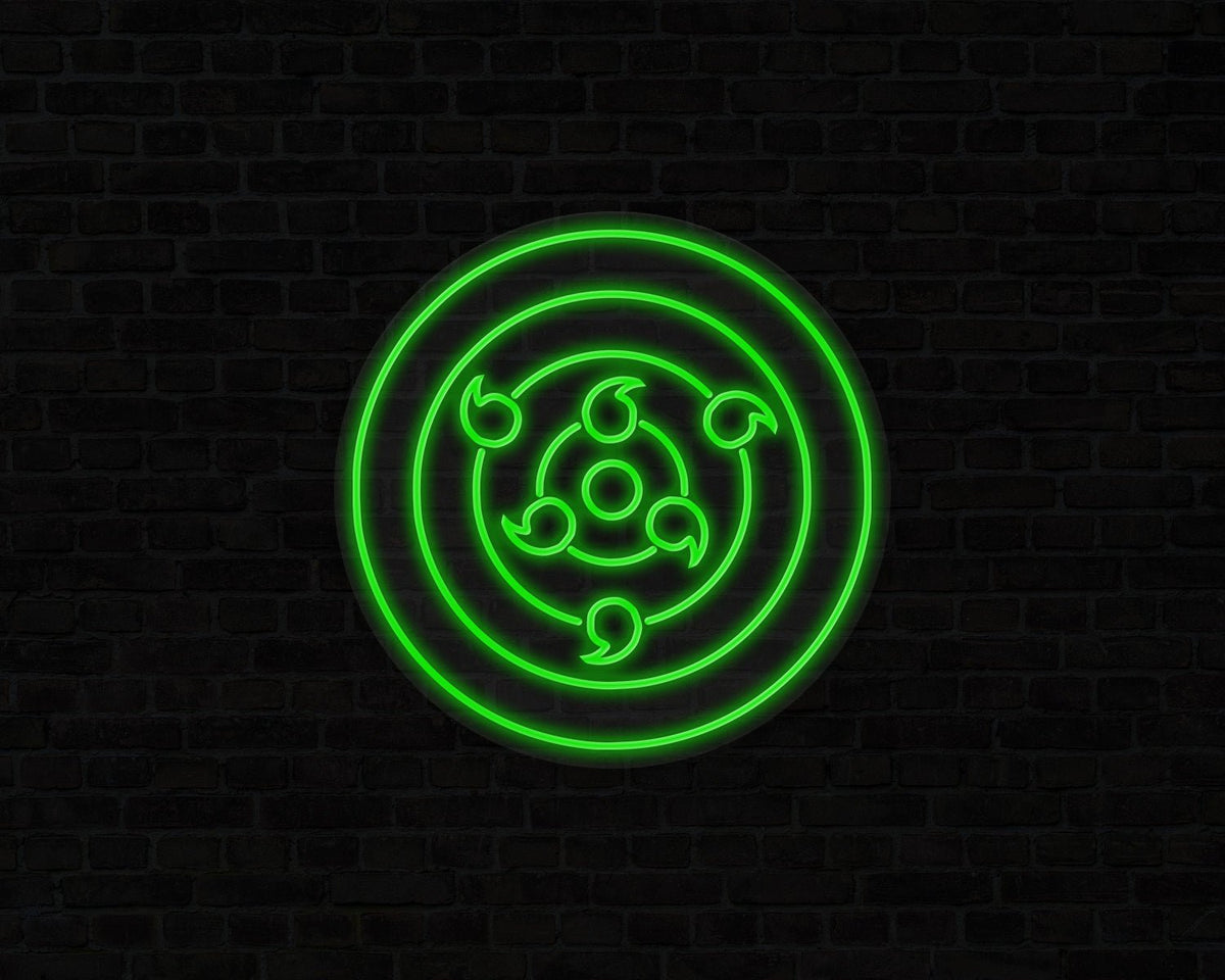 Sharingan Rinnegan Neon Sign