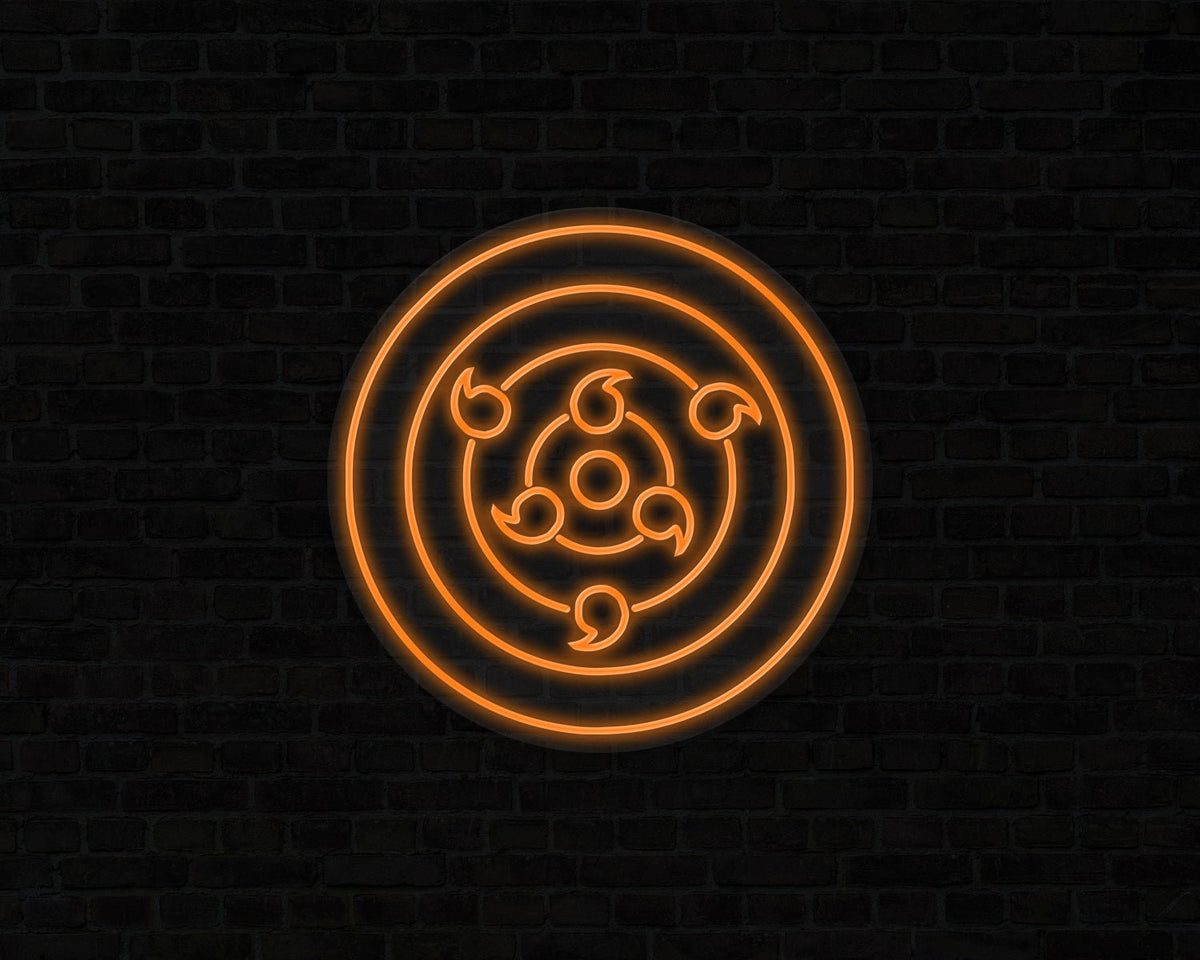 Sharingan Rinnegan Neon Sign