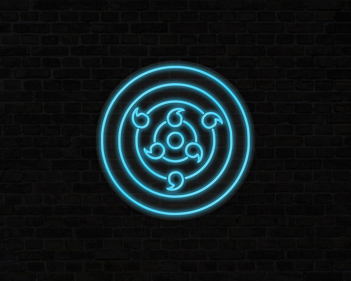 Sharingan Rinnegan Neon Sign