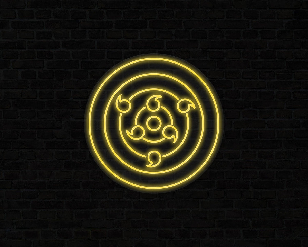 Sharingan Rinnegan Neon Sign