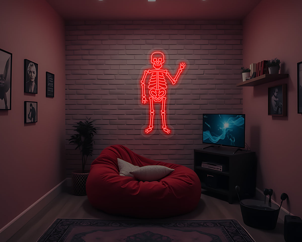 Skeleton Neon Sign