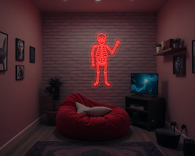 Skeleton Neon Sign