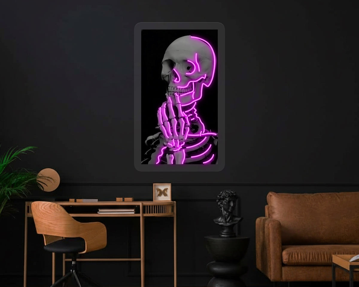 Skeleton Neon Sign