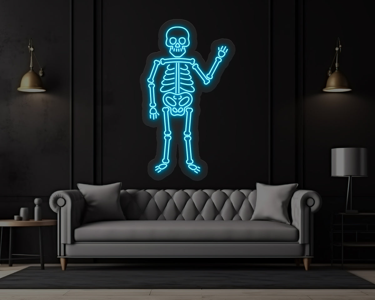 Skeleton Neon Sign