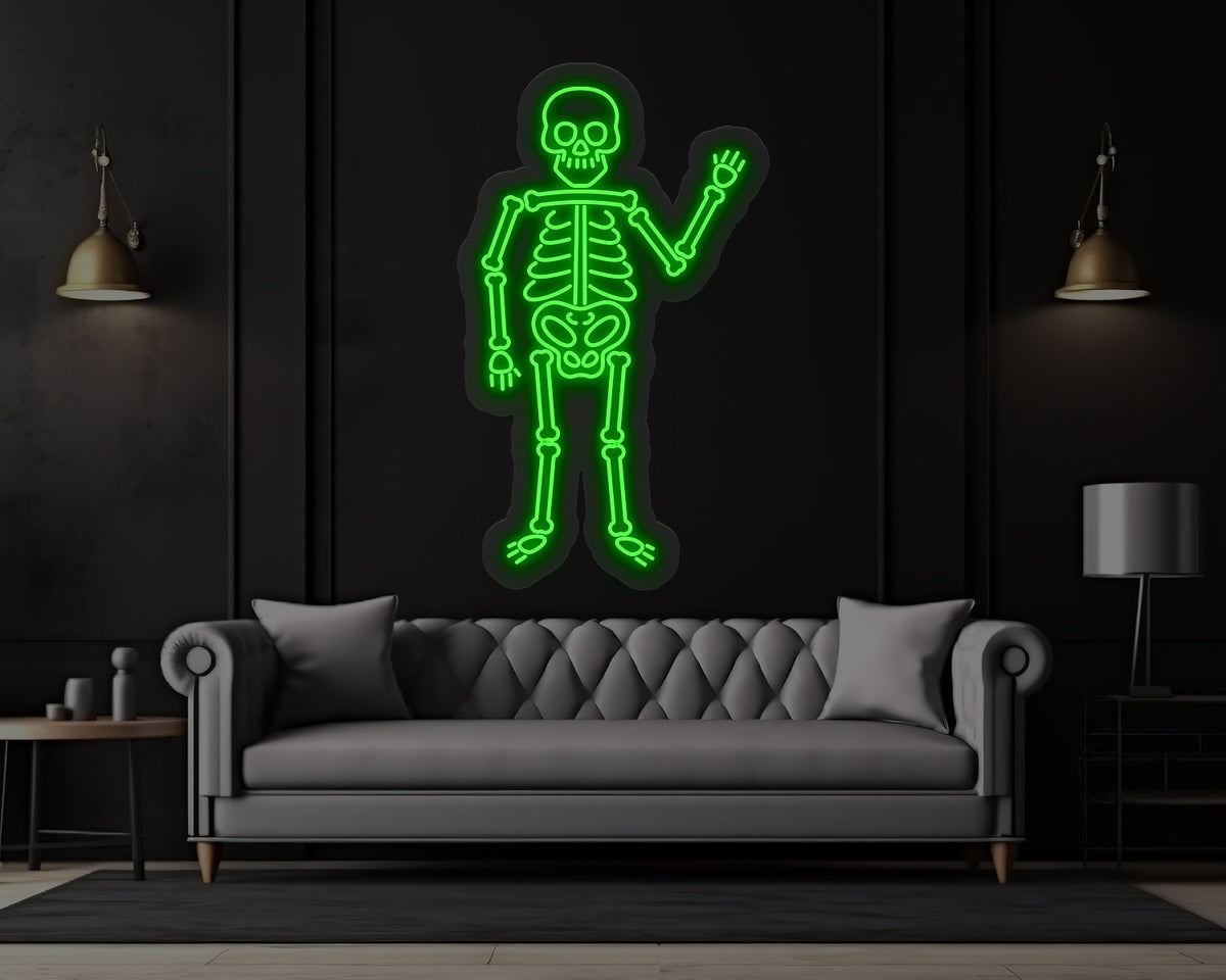Skeleton Neon Sign