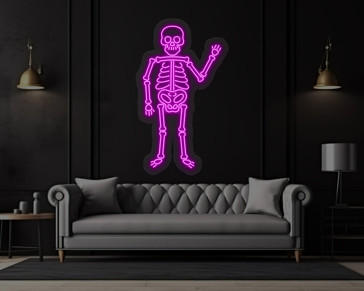 Skeleton Neon Sign