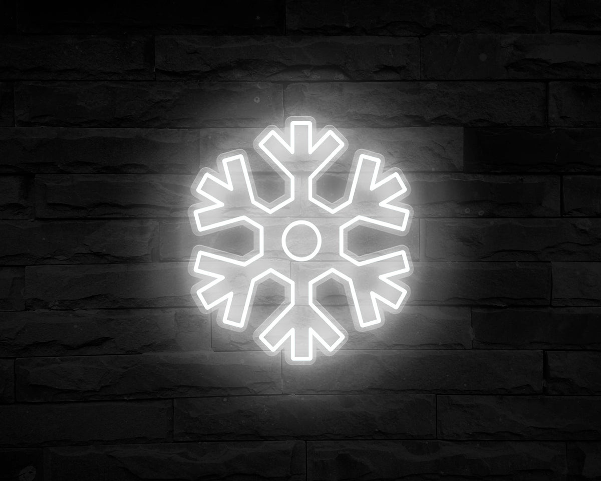 Snowflake Neon Sign