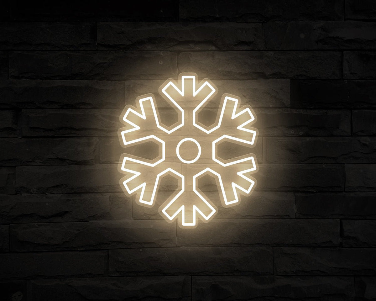 Snowflake Neon Sign
