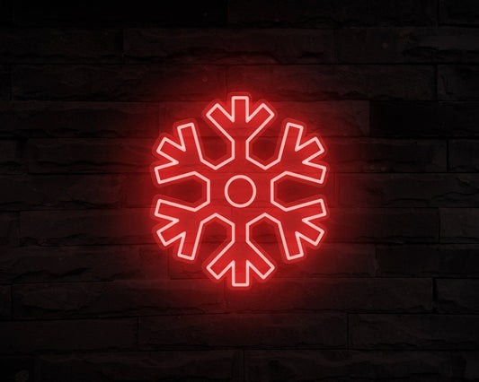 Snowflake Neon Sign