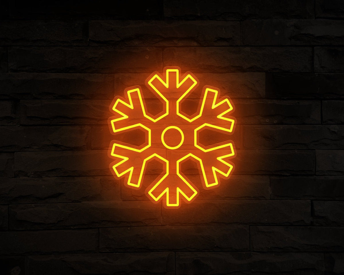 Snowflake Neon Sign