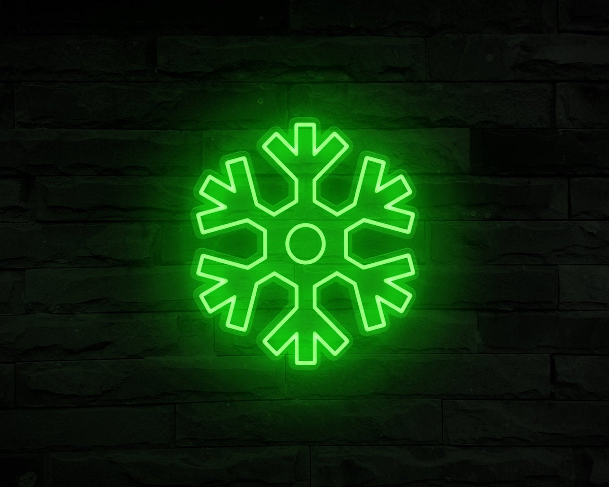 Snowflake Neon Sign