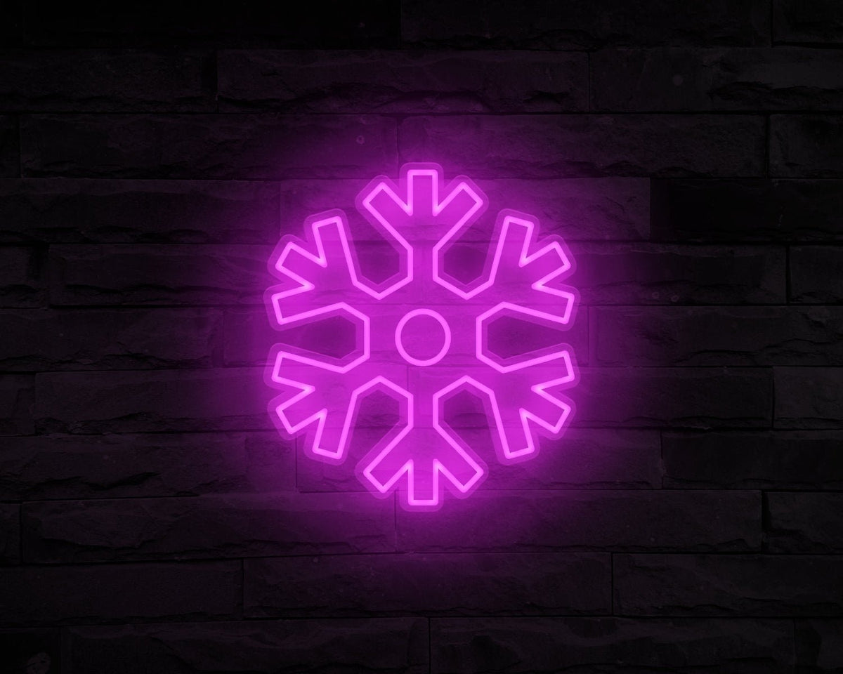 Snowflake Neon Sign
