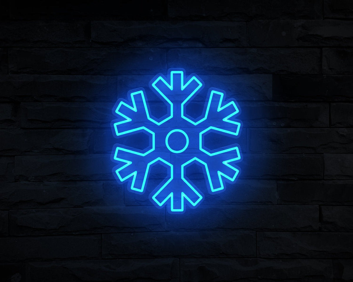 Snowflake Neon Sign