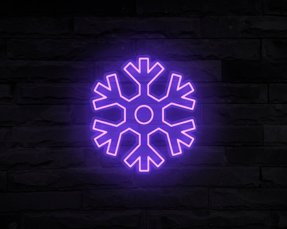 Snowflake Neon Sign