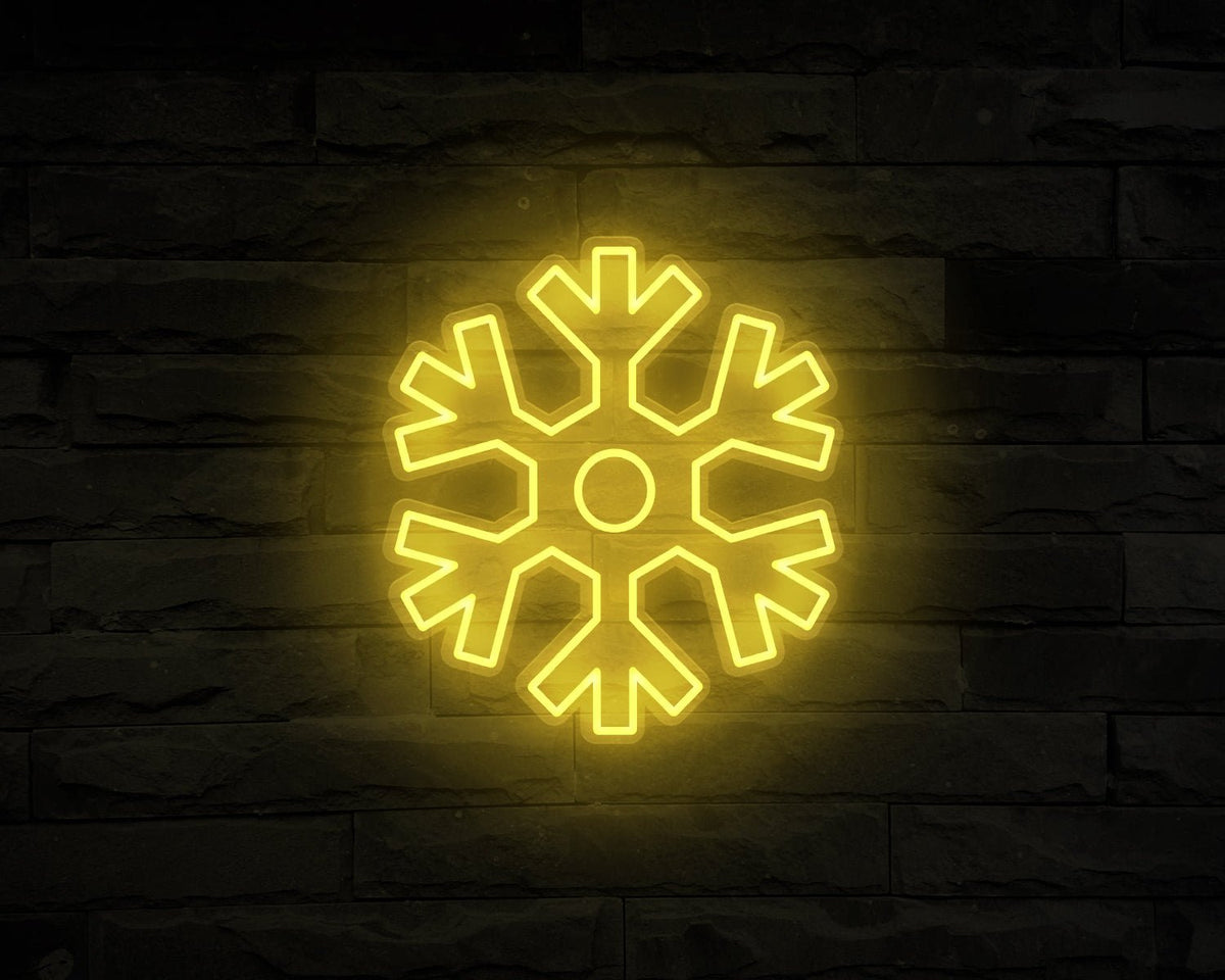 Snowflake Neon Sign